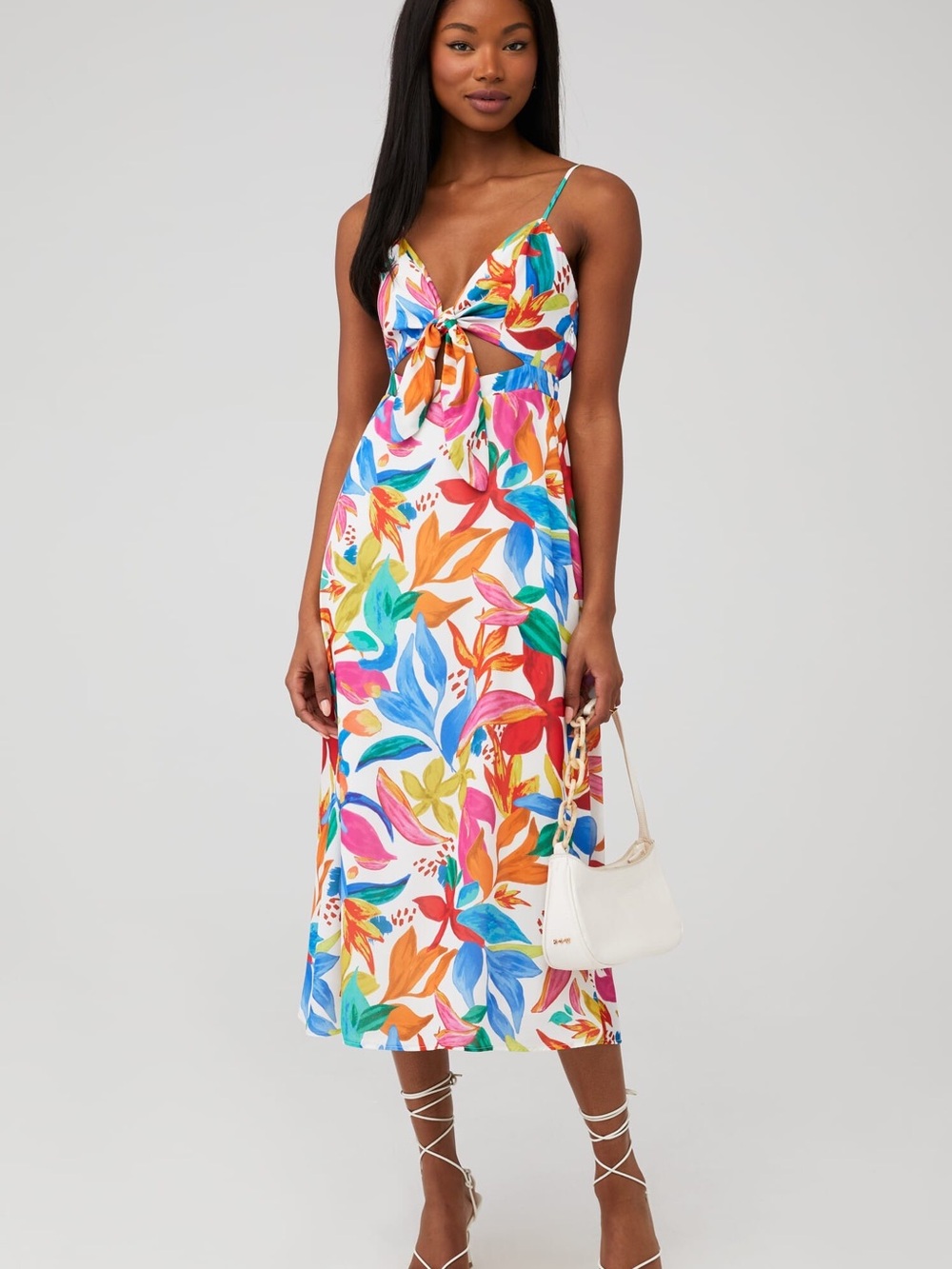 Show Me Your Mumu SMYM Moby Tie Maxi cocktail dress medium